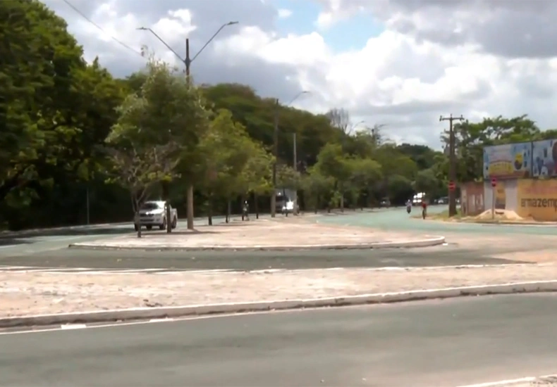 Mudanças na Avenida Maranhão na antiga rotatória