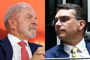 O presidente da República, Luiz Inácio Lula da Silva, e o senador Flávio Bolsonaro (Foto: Reprodução| Marcelo Camargo/Agência Brasil e Waldemir Barreto/Agência Senado/Divulgação)