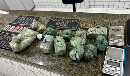 Operação contra o tráfico prende quatro suspeitos e apreende drogas em Parnaíba