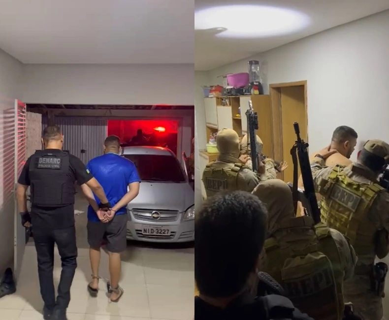 Operação cumpre 46 mandados contra suspeitos de integrar facção no PI e MA