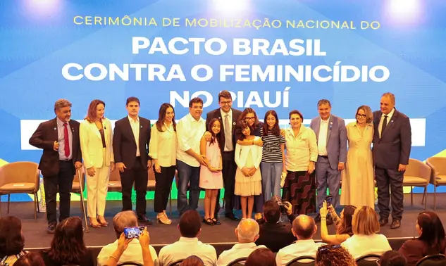 Janja participa do lançamento do Pacto Brasil contra o Feminicídio em Teresina