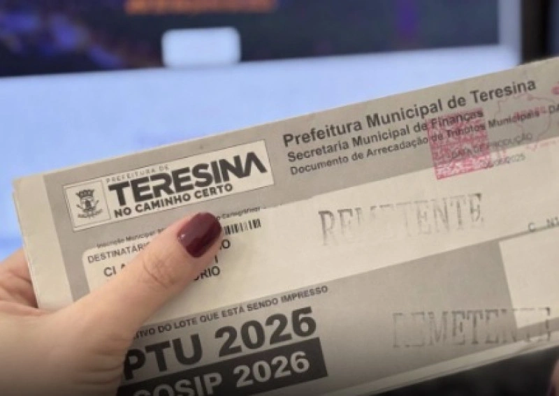 Prefeitura suspende cobrança do IPTU 2026 de imóveis edificados após decisão do TJ-PI