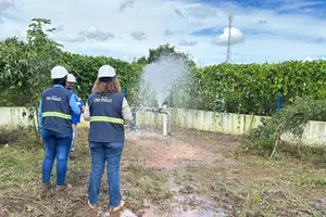 Águas do Piauí realiza limpeza de oito poços em Altos para reforçar abastecimento durante o B-R-O-BRÓ (Foto: Reprodução | Ascom Águas do Piauí)