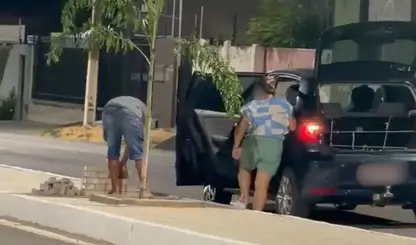Após repercussão, casal devolve bloquetes e presta depoimento à Polícia Civil em Parnaíba