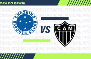 Cruzeiro e Atlético se enfrentam pelo jogo de ida das Quartas de Final da Copa do Brasil (Foto: Reprodução)