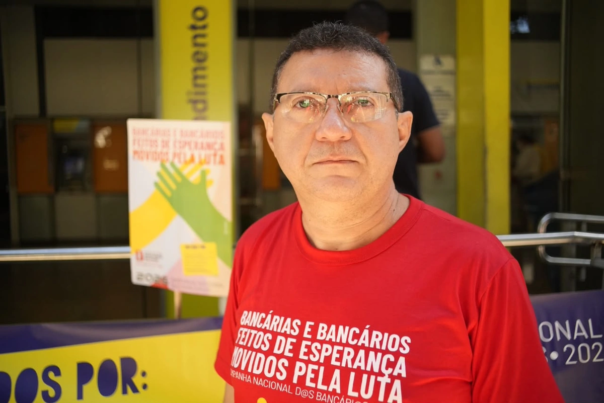 Gilberto Soares, presidente do Sindicato dos Bancários do Piauí