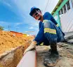 Águas de Teresina realiza obras de expansão da rede de esgosto em bairros das zonas Norte da capital