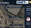 DNIT implanta desvio provisório em avenida do Dirceu nesta quarta-feira